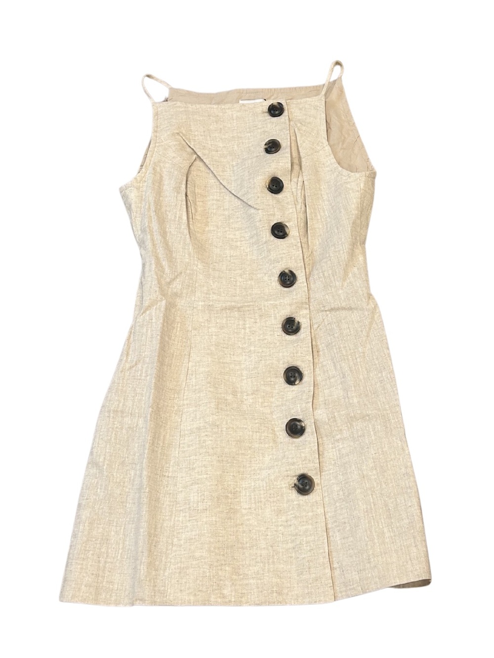 SNDYS Allegra Linen Mini Dress | Natural | NWT | XXS